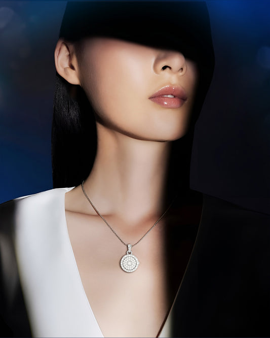 925 Silver Moonstone CZ Locket