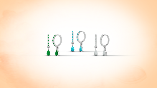 Birthstone Huggies Collection